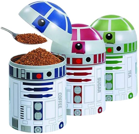 Astromech kitchen storage jar set