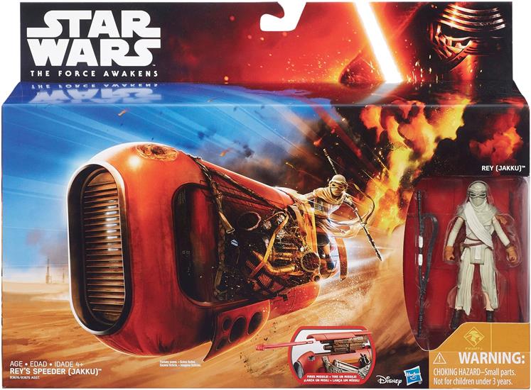 Rey's Speeder with Rey