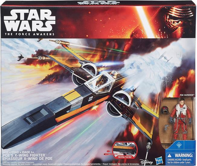 Poe's X-Wing Fighter with Poe Dameron
