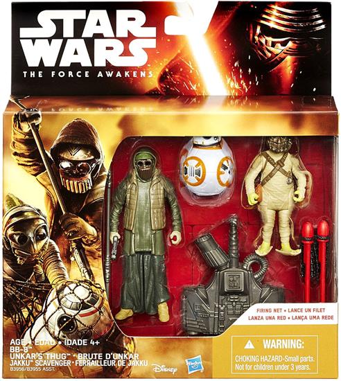 BB-8, Jakku Scavenger and Unkar's Thug
