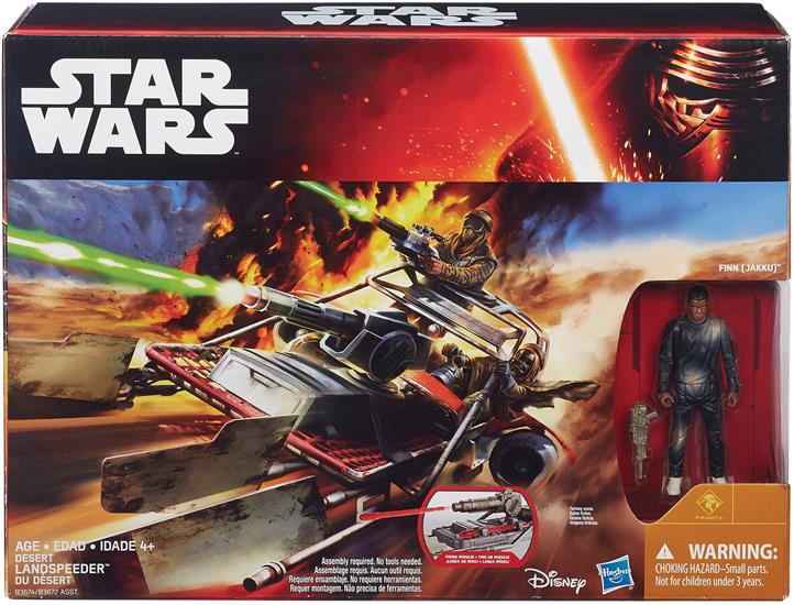 Desert Landspeeder with Finn