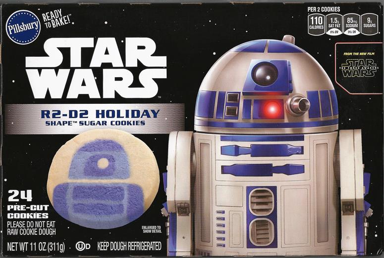 R2-D2 Holiday Shape Sugar Cookies.