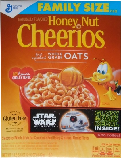 Honey Nut Cheerios 21.6oz.
