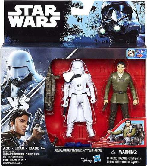 First Order Snowtrooper Officer and Poe Dameron