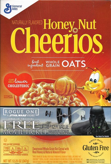 Honey Nut Cheerios 12.25oz.
