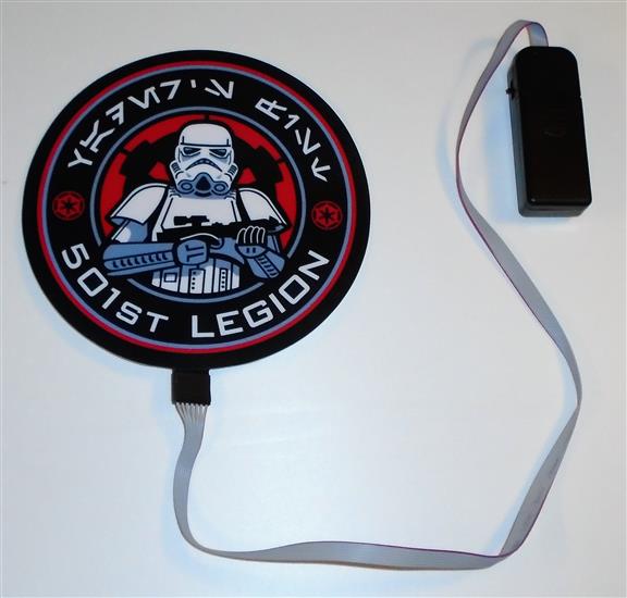 LED lit 501st Legion Logo on 6'' vinyl