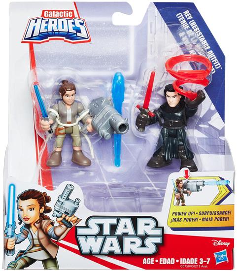 Rey (Resistance Outfit) and Kylo Ren