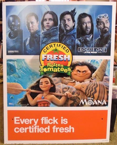 Rogue One / Moana / Rotten Tomatoes Focal Sign