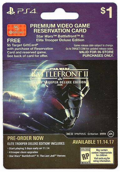Battlefront II: Elite Trooper Deluxe Edition for PS4