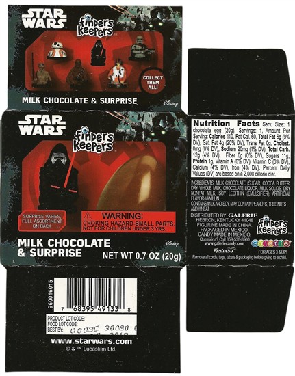 Milk Chocolate and Surprise 0.7oz.  Box only