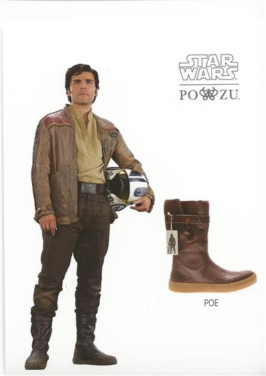 Poe Dameron shoes postcard