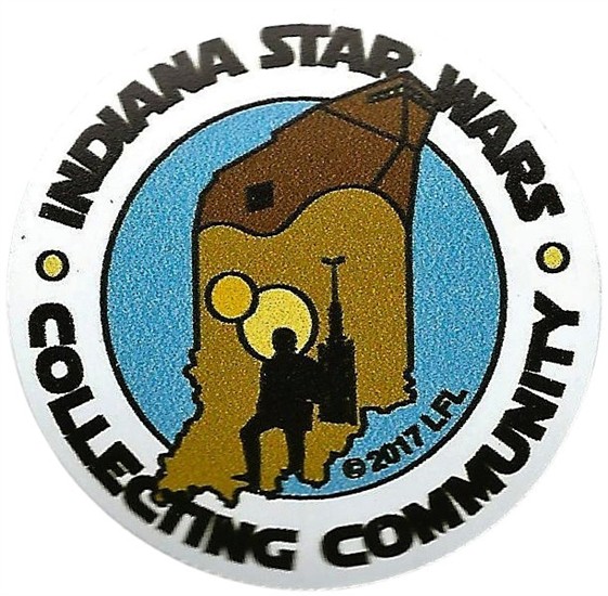 Indiana Star Wars Collecting Community.  Round logo