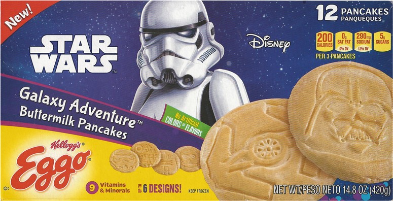 Galaxy Adventure Buttermilk Pancakes.  12 count.  14.8oz