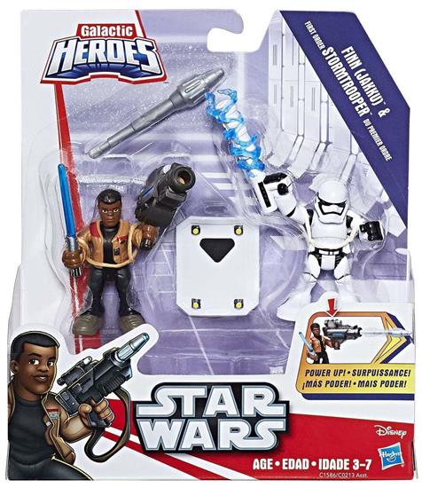 Finn and First Order Stormtrooper