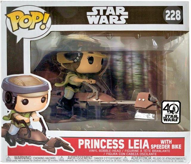Princess Leia with Speeder Bike