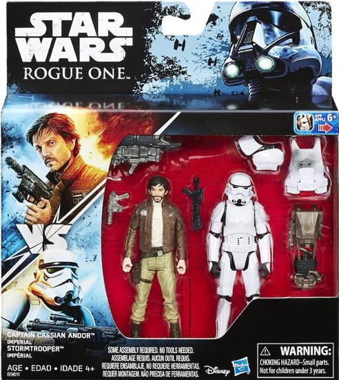 Captain Cassian Andor and Imperial Stormtrooper