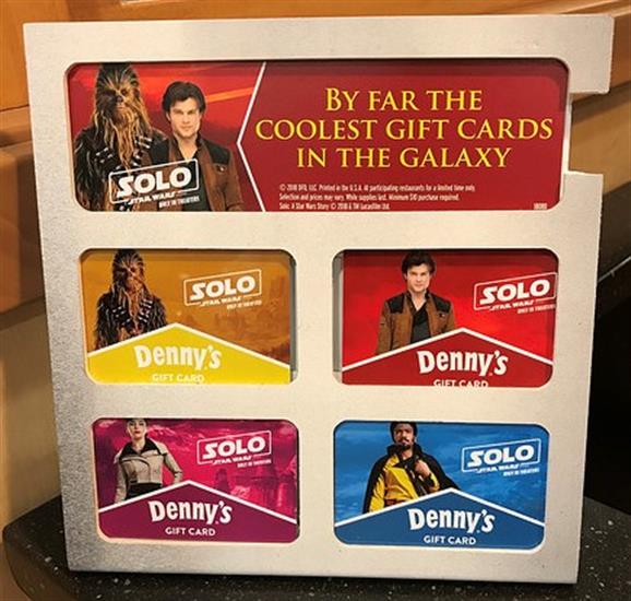 Gift Card display insert