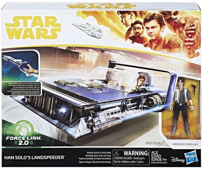 Han Solo's Landspeeder with Han Solo
