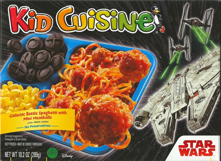 Galactic Battle Spaghetti with Meatballs.  10.2oz