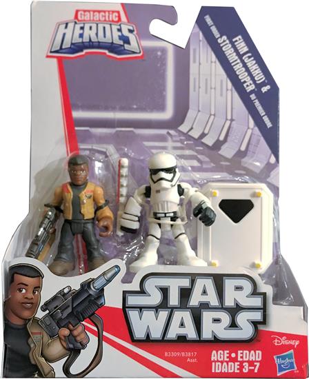 Finn (Jakku) and First Order Stormtrooper
