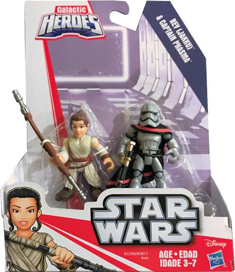Rey (Jakku) and Captain Phasma