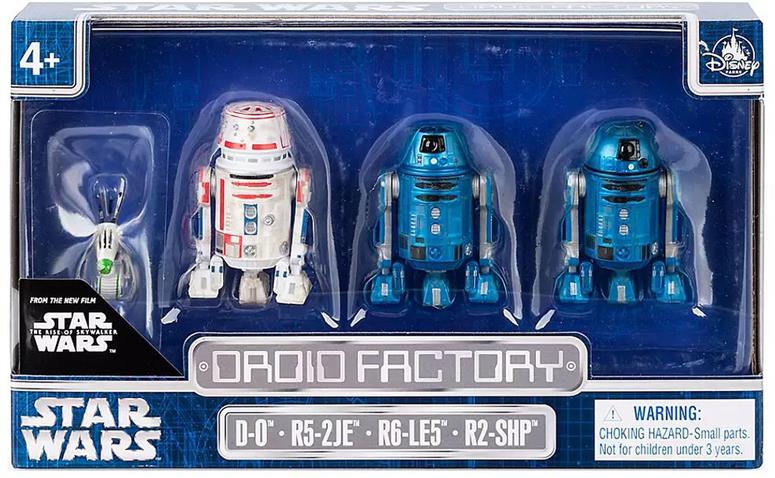 D-O, R5-2JE, R6-LE5, R2-SHP
