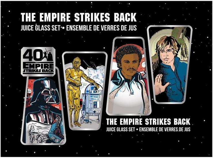 Empire Strikes Back juice glass set