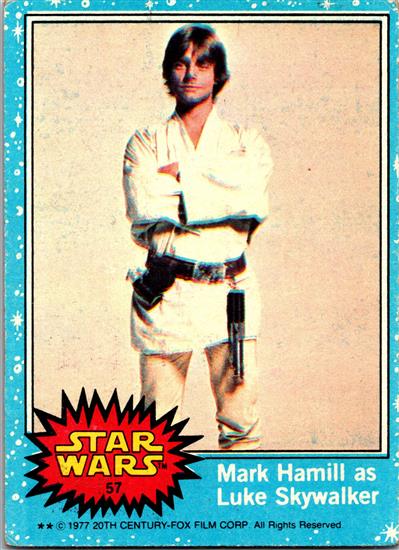 57 Mark Hamill as Luke Skywalker