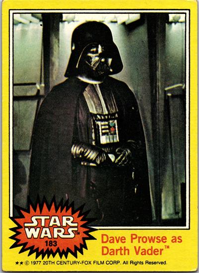 183 Dave Prowse as Darth Vader