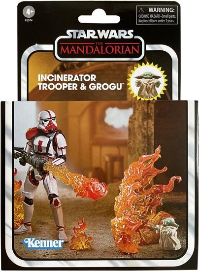 Incinerator Trooper and Grogu