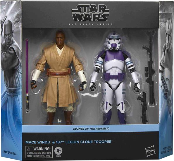 Mace Windu and 187th Legion Clone Trooper