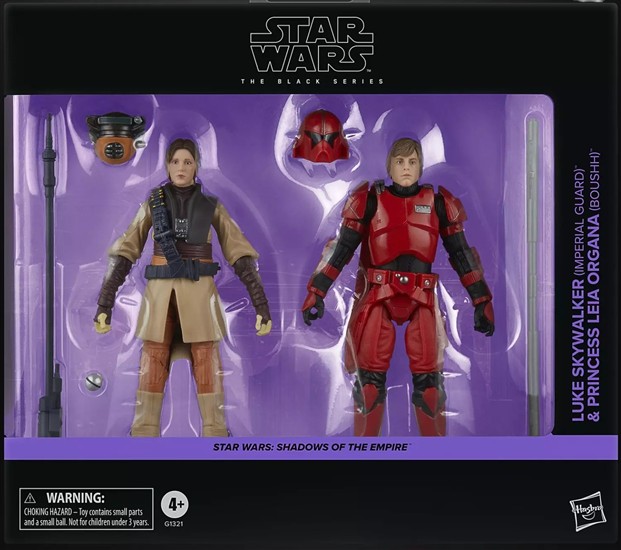Luke Skywalker (Imperial Guard) and Princess Leia Organa (Boushh)