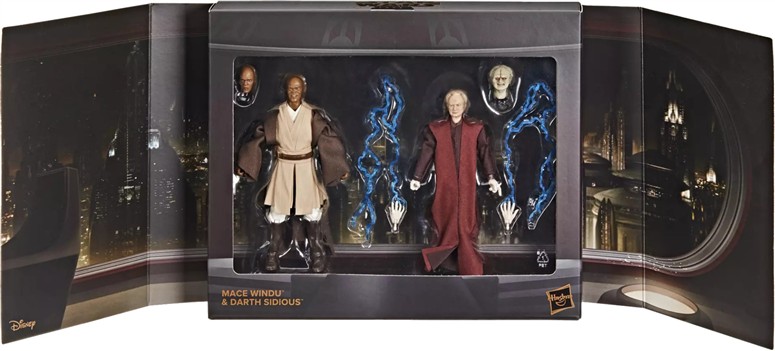 Mace Windu and Darth Sidious
