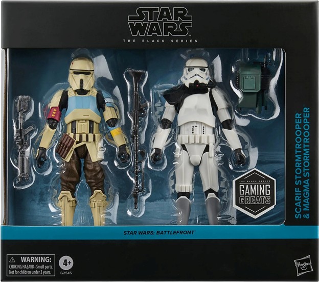 Scarif Stormtrooper and Magma Stormtrooper