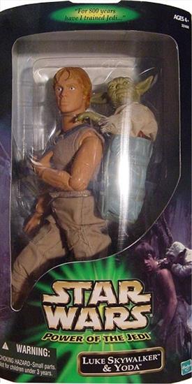 Luke Skywalker and Yoda