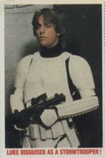 Luke Disguised as a Stormtrooper