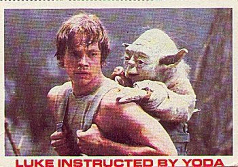 Luke Instructed by Yoda