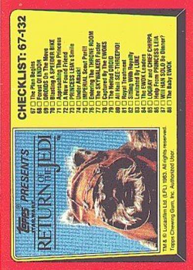 132 Checklist II - Wicket