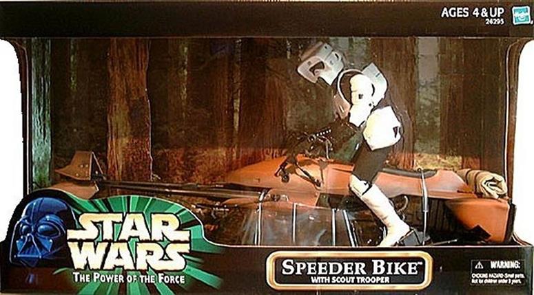 Speeder Bike with Scout Trooper