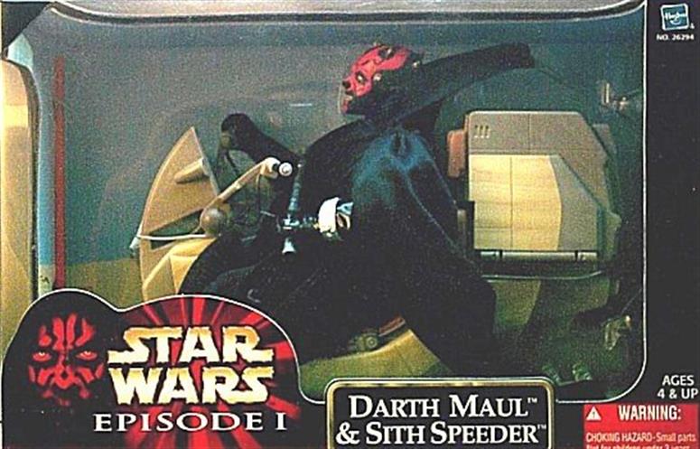 Darth Maul with Sith Speeder