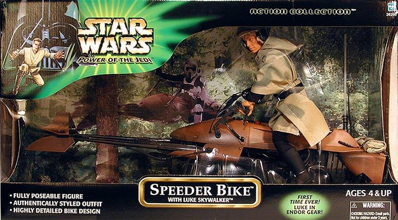 Speeder Bike with Luke Skywalker