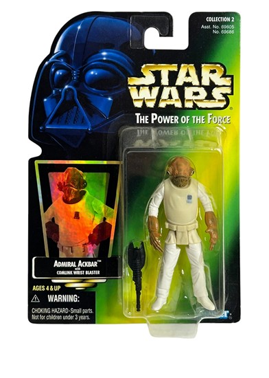 Admiral Ackbar with comlink wrist blaster .00, holo, col. 2