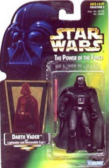 Darth Vader with lightsaber and removable cape .02, holo, col. 3, SOTE 2-pack pose