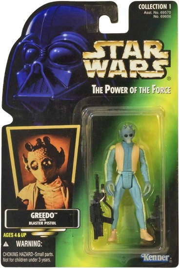 Greedo with blaster pistol .01, holo, col. 1