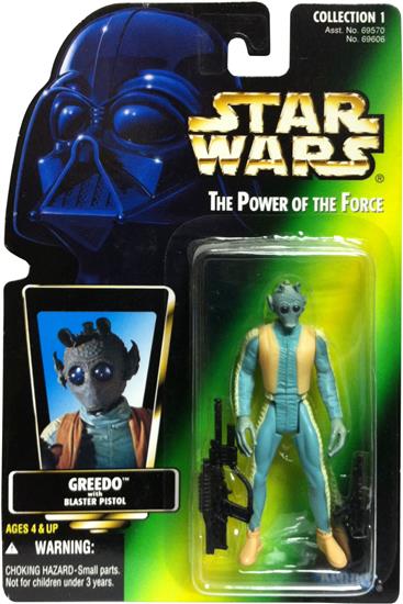 Greedo with blaster pistol .01, photo, col. 1