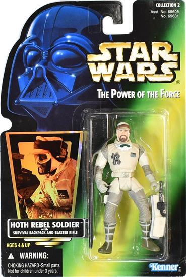 Hoth Rebel Soldier with survival backpack and blaster rifle .00, holo, col. 2