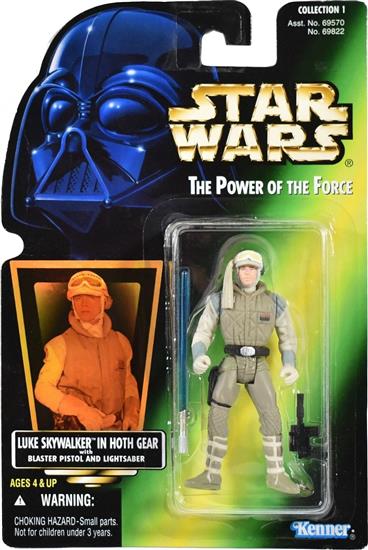 Luke Skywalker in Hoth gear with blaster pistol and lightsaber .00, holo, col. 2