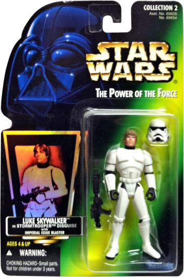 Luke Skywalker in Stormtrooper disguise with Imperial issue blaster .01, holo, col. 2