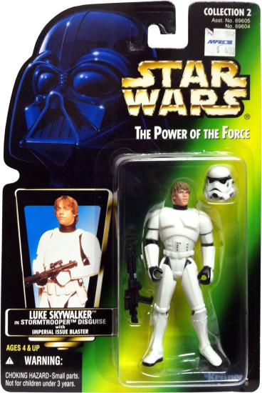 Luke Skywalker in Stormtrooper disguise with Imperial issue blaster .01, photo, col. 2
