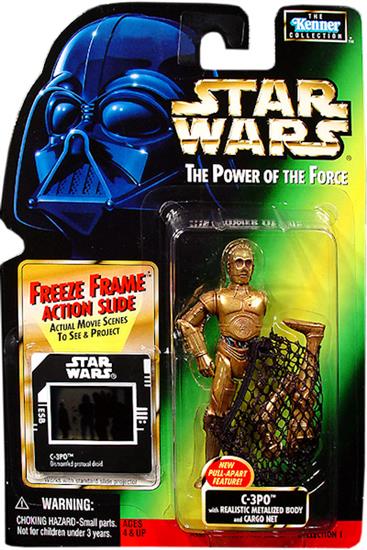 C-3PO with realistic metalized body and cargo net .00, col. 1